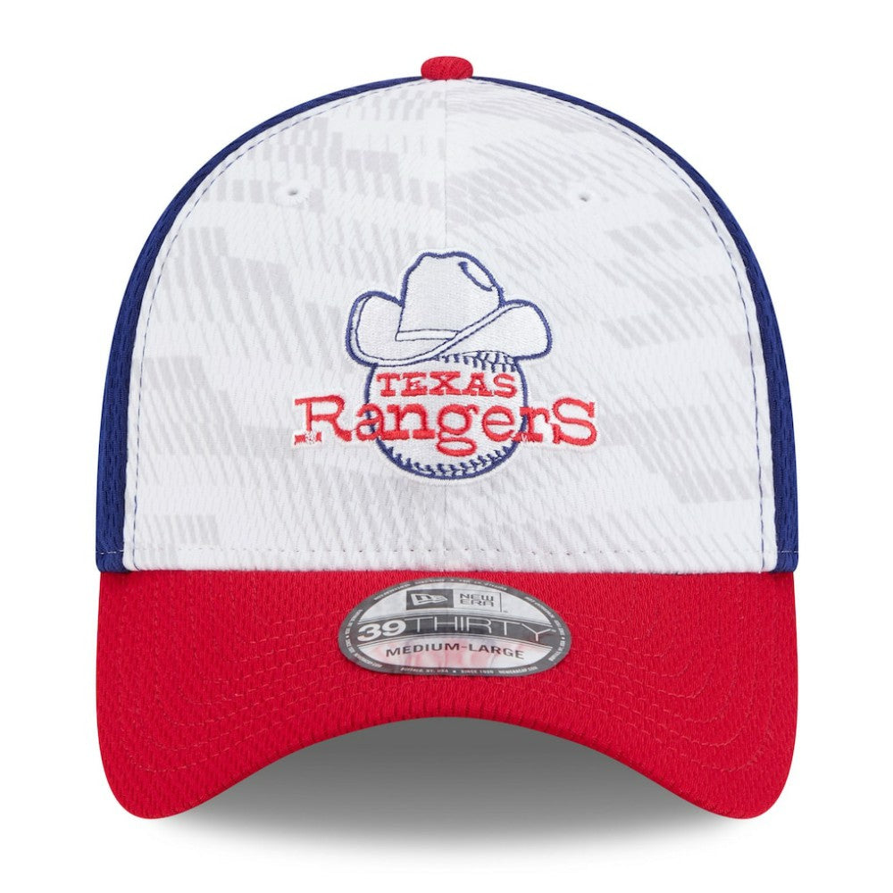 Texas Rangers New Era 2025 MLB Clubhouse 39THIRTY Flex Hat - MLB Hats