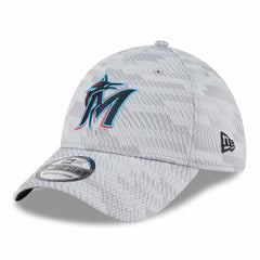 Miami Marlins New Era 2025 MLB Clubhouse 39THIRTY Flex Hat - MLB Hats