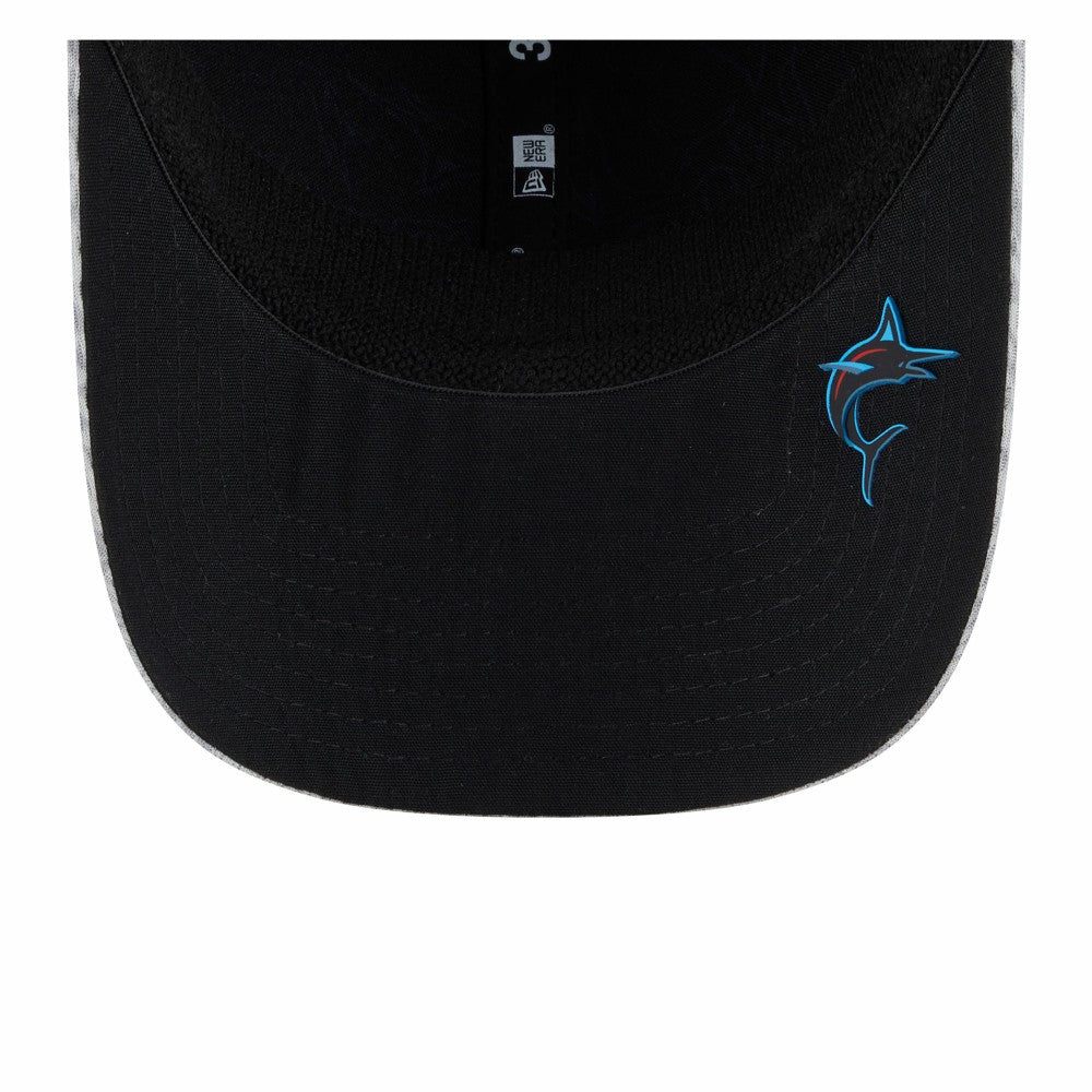 Miami Marlins New Era 2025 MLB Clubhouse 39THIRTY Flex Hat - MLB Hats