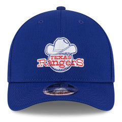 Texas Rangers New Era 2025 MLB Clubhouse 9FORTY M-Crown Adjustable Hat - MLB Hats