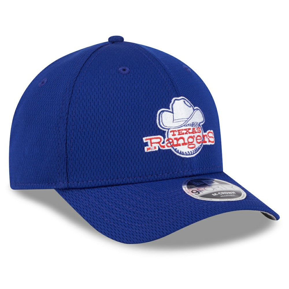 Texas Rangers New Era 2025 MLB Clubhouse 9FORTY M-Crown Adjustable Hat - MLB Hats