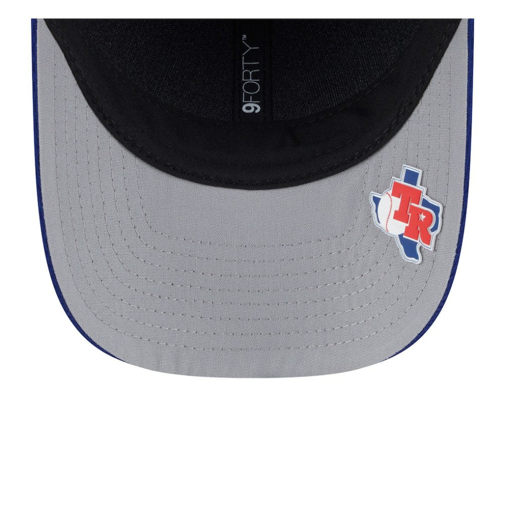 Texas Rangers New Era 2025 MLB Clubhouse 9FORTY M-Crown Adjustable Hat - MLB Hats