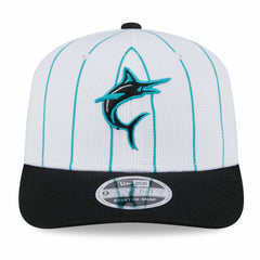 Miami Marlins New Era 2025 Batting Practice 9SEVENTY Stretch-Snap Trucker Hat - MLB Hats