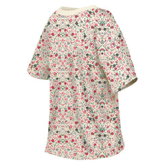 San Francisco 49ers Women's Glam Game Floral Scoop Neck T-Shirt | NFL Online