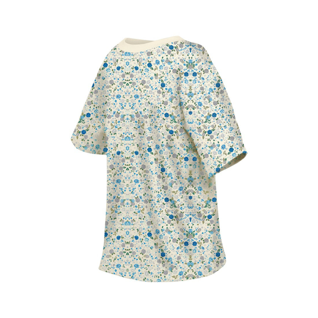 Detroit Lions Women's Glam Game Floral Scoop Neck T-Shirt | NFL Sale