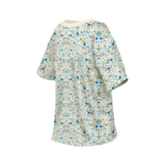 Detroit Lions Women's Glam Game Floral Scoop Neck T-Shirt | NFL Sale
