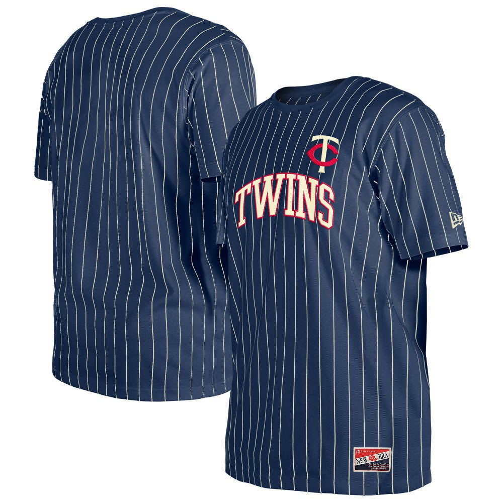 Minnesota Twins New Era Throwback Pinstripe T-Shirt - MLB T-shirts
