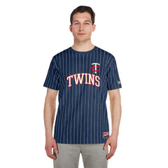 Minnesota Twins New Era Throwback Pinstripe T-Shirt - MLB T-shirts