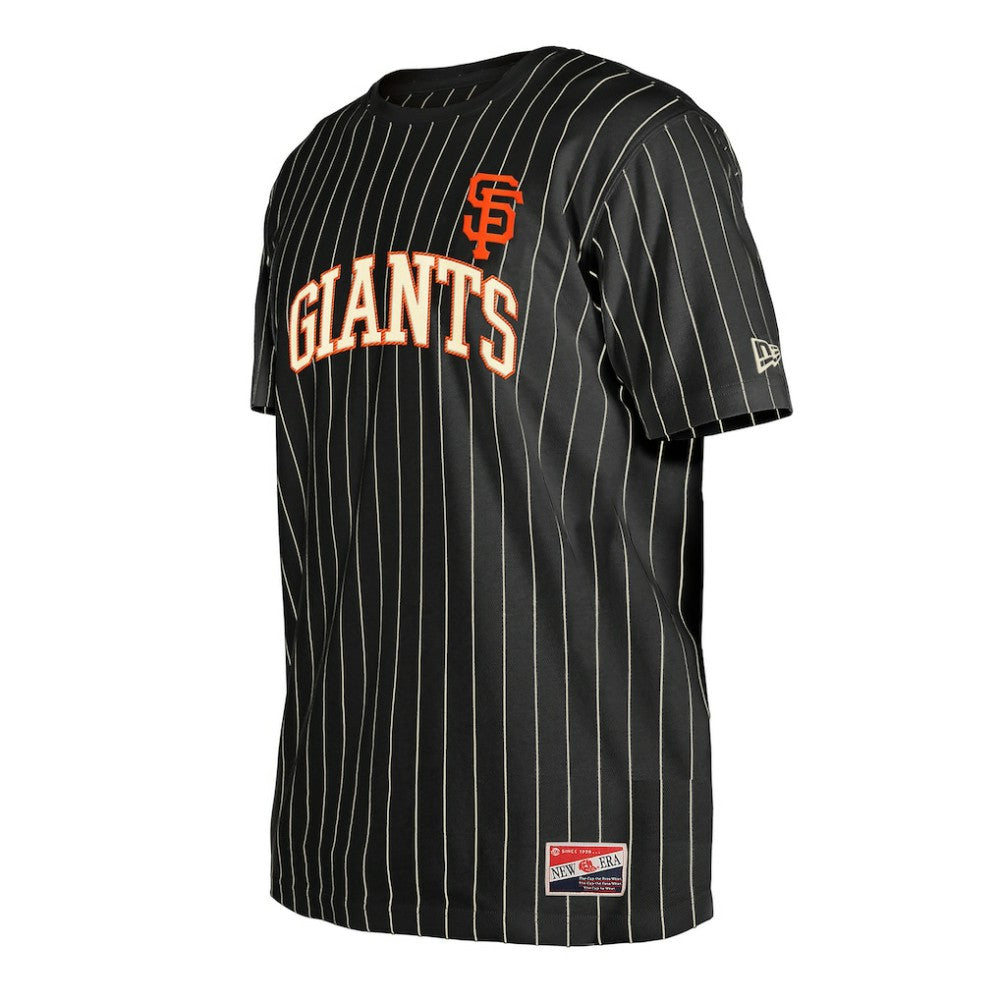 San Francisco Giants New Era Throwback Pinstripe T-Shirt - MLB T-shirts
