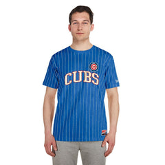 Chicago Cubs New Era Throwback Pinstripe T-Shirt - MLB T-shirts