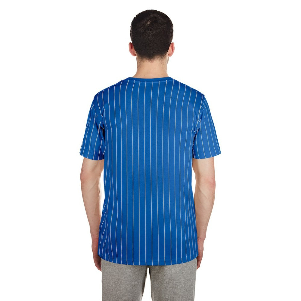 Chicago Cubs New Era Throwback Pinstripe T-Shirt - MLB T-shirts