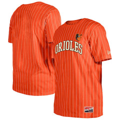 Baltimore Orioles New Era Throwback Pinstripe T-Shirt - MLB T-shirts