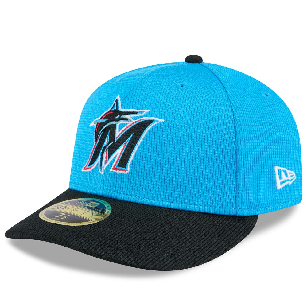 Miami Marlins New Era 2025 Spring Training Low Profile 59FIFTY Fitted Hat - MLB Hats
