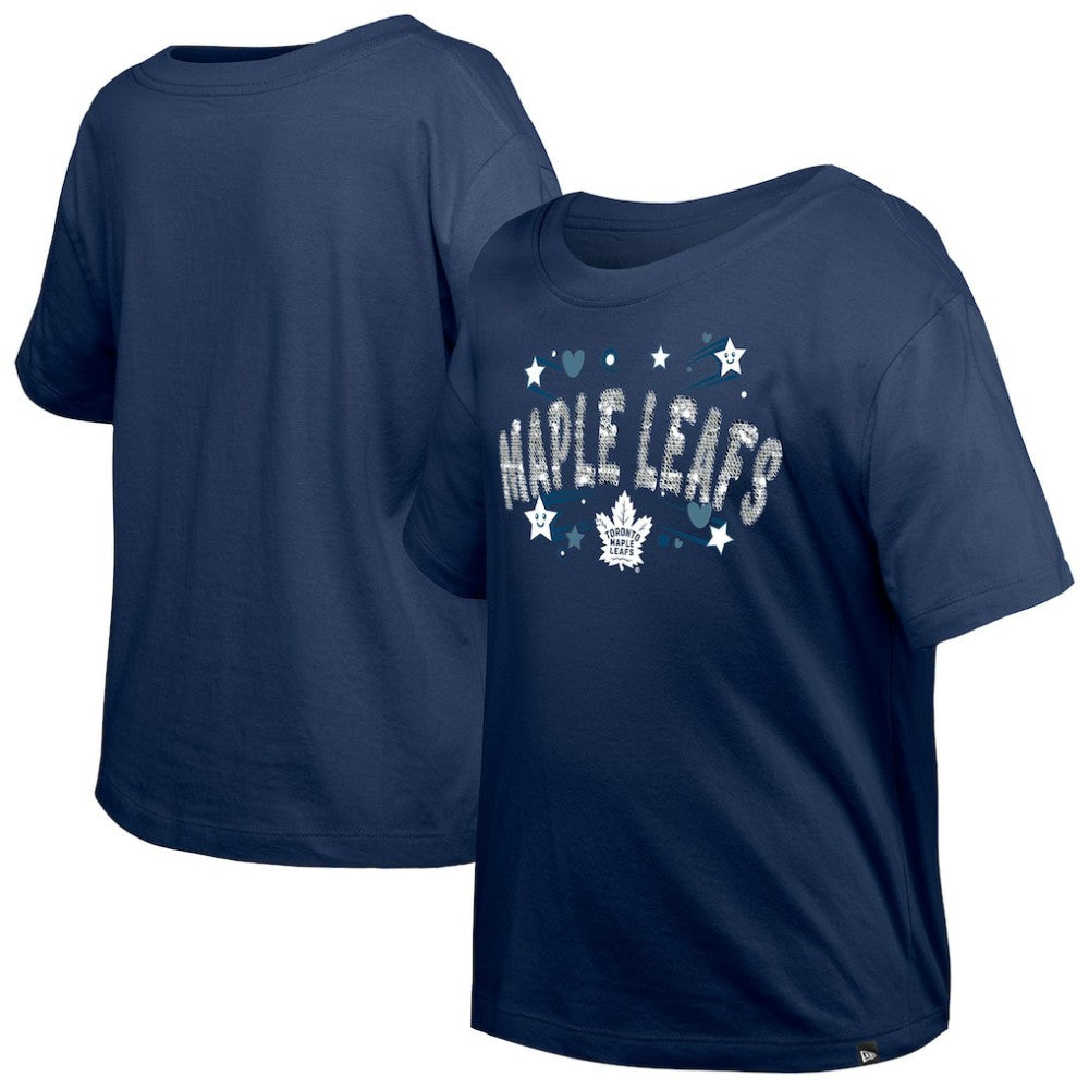 Toronto Maple Leafs New Era Girl's Youth Flip Sequin T-Shirt -  NHL T-shirts