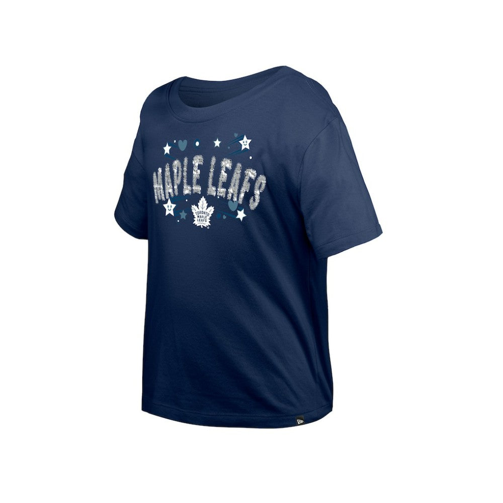Toronto Maple Leafs New Era Girl's Youth Flip Sequin T-Shirt -  NHL T-shirts