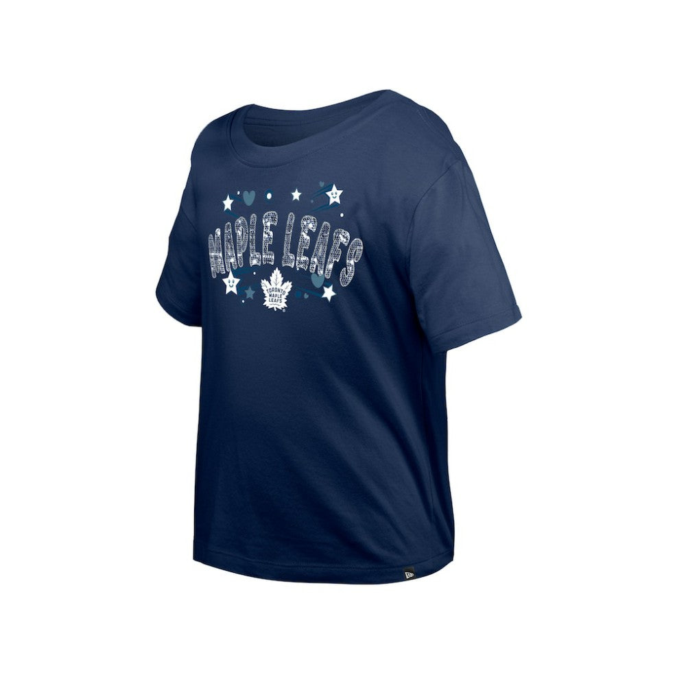 Toronto Maple Leafs New Era Girl's Youth Flip Sequin T-Shirt -  NHL T-shirts