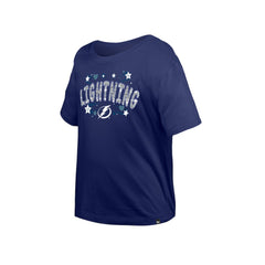 Tampa Bay Lightning New Era Girl's Youth Flip Sequin T-Shirt -  NHL T-shirts