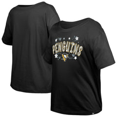 Pittsburgh Penguins New Era Girl's Youth Flip Sequin T-Shirt -  NHL T-shirts