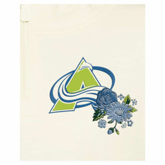 Colorado Avalanche New Era Women's Glam Game Quarter-Zip Cropped Floral Hoodie Pullover -  NHL Hoodies