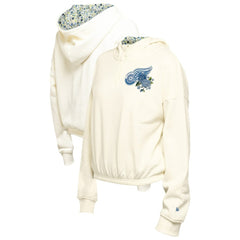 Detroit Red Wings New Era Women's Glam Game Quarter-Zip Cropped Floral Hoodie Pullover -  NHL Hoodies