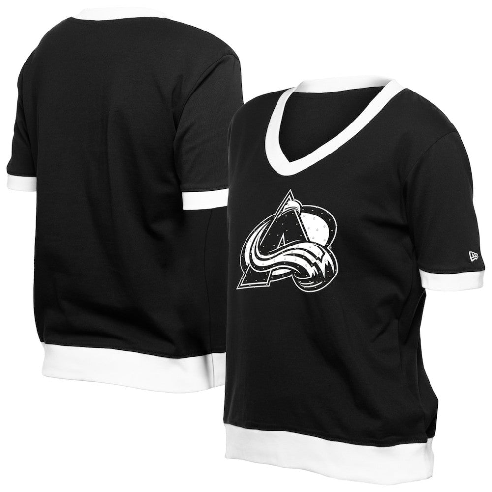 Colorado Avalanche New Era Women's Game Day Rhinestuds T-Shirt -  NHL T-shirts