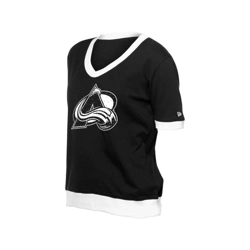 Colorado Avalanche New Era Women's Game Day Rhinestuds T-Shirt -  NHL T-shirts