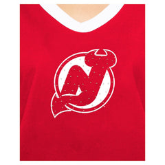 New Jersey Devils New Era Women's Game Day Rhinestuds T-Shirt -  NHL T-shirts