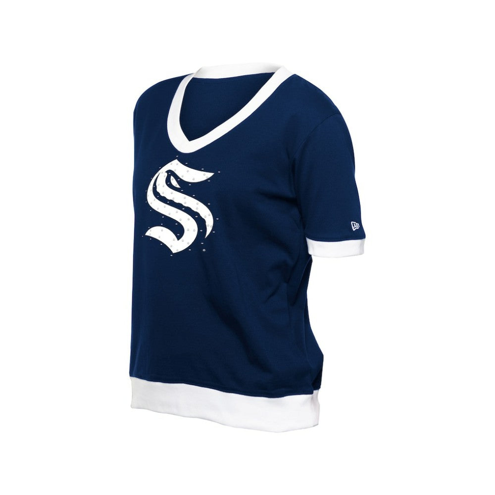 Seattle Kraken New Era Women's Game Day Rhinestuds T-Shirt -  NHL T-shirts