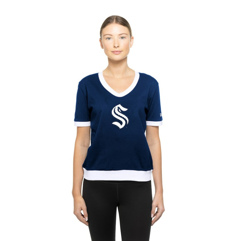 Seattle Kraken New Era Women's Game Day Rhinestuds T-Shirt -  NHL T-shirts