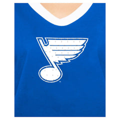 St. Louis Blues New Era Women's Game Day Rhinestuds T-Shirt -  NHL T-shirts