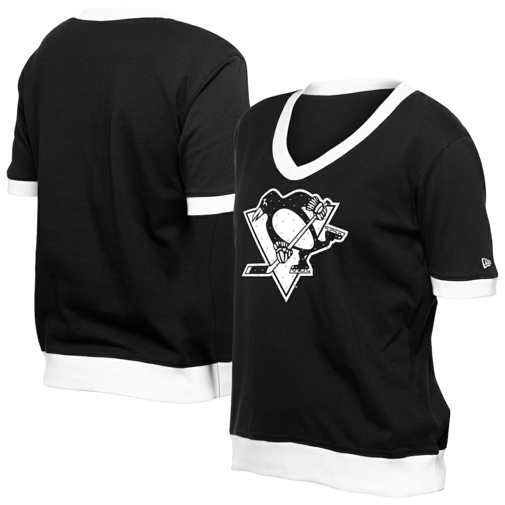 Pittsburgh Penguins New Era Women's Game Day Rhinestuds T-Shirt -  NHL T-shirts