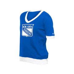New York Rangers New Era Women's Game Day Rhinestuds T-Shirt -  NHL T-shirts