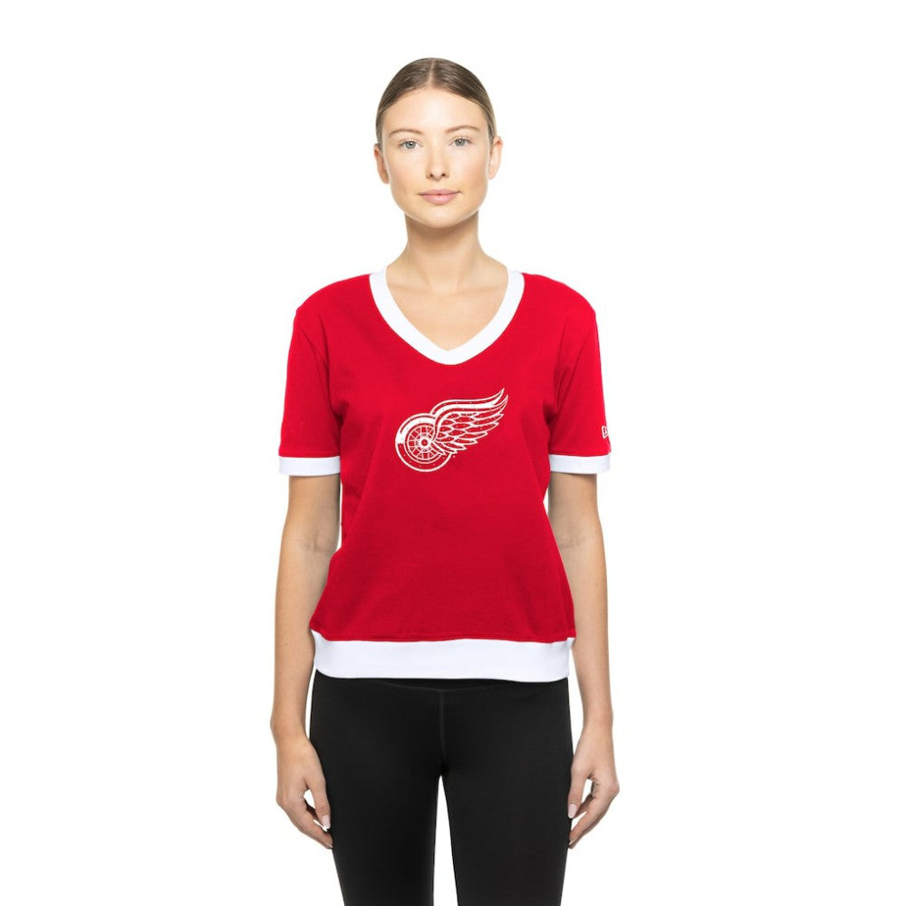 Detroit Red Wings New Era Women's Game Day Rhinestuds T-Shirt -  NHL T-shirts
