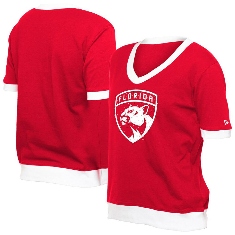 Florida Panthers New Era Women's Game Day Rhinestuds T-Shirt -  NHL T-shirts