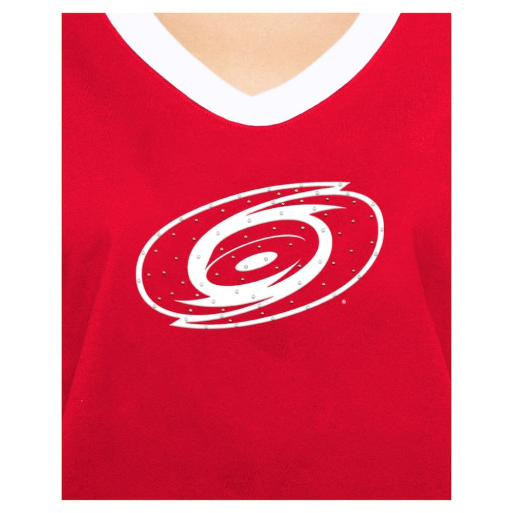 Carolina Hurricanes New Era Women's Game Day Rhinestuds T-Shirt -  NHL T-shirts