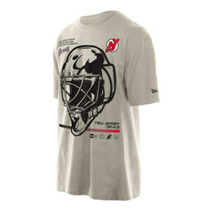New Jersey Devils New Era Goalie Mask T-Shirt -  NHL T-shirts