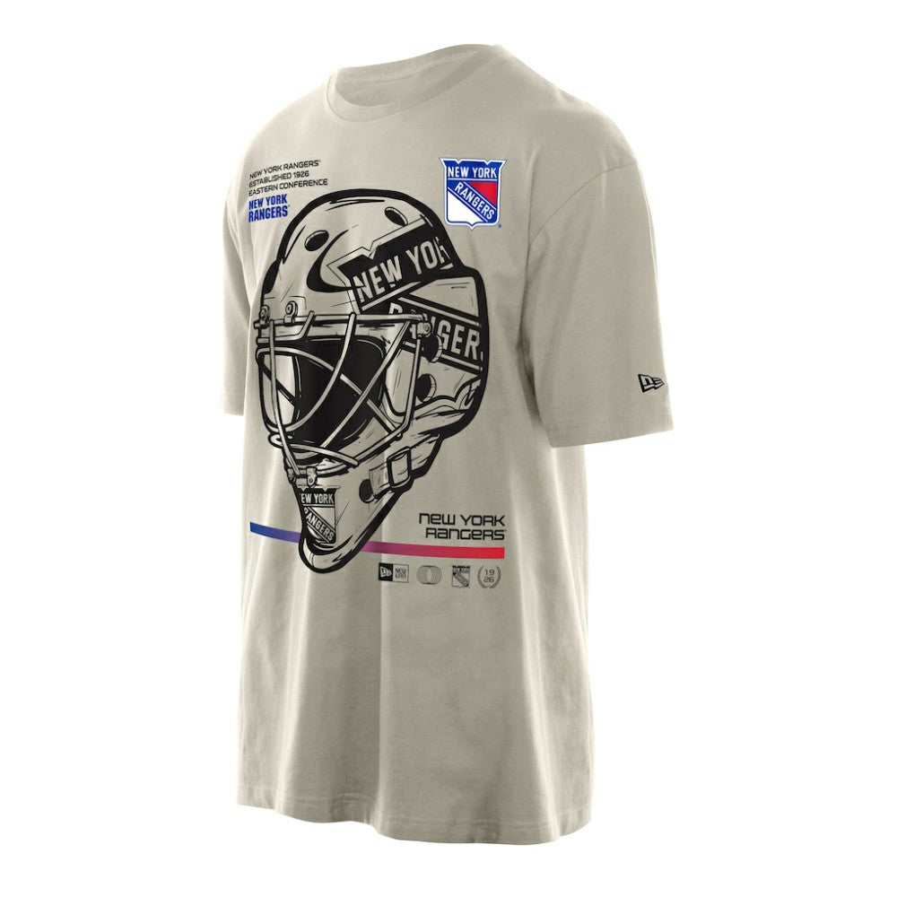 New York Rangers New Era Goalie Mask T-Shirt -  NHL T-shirts