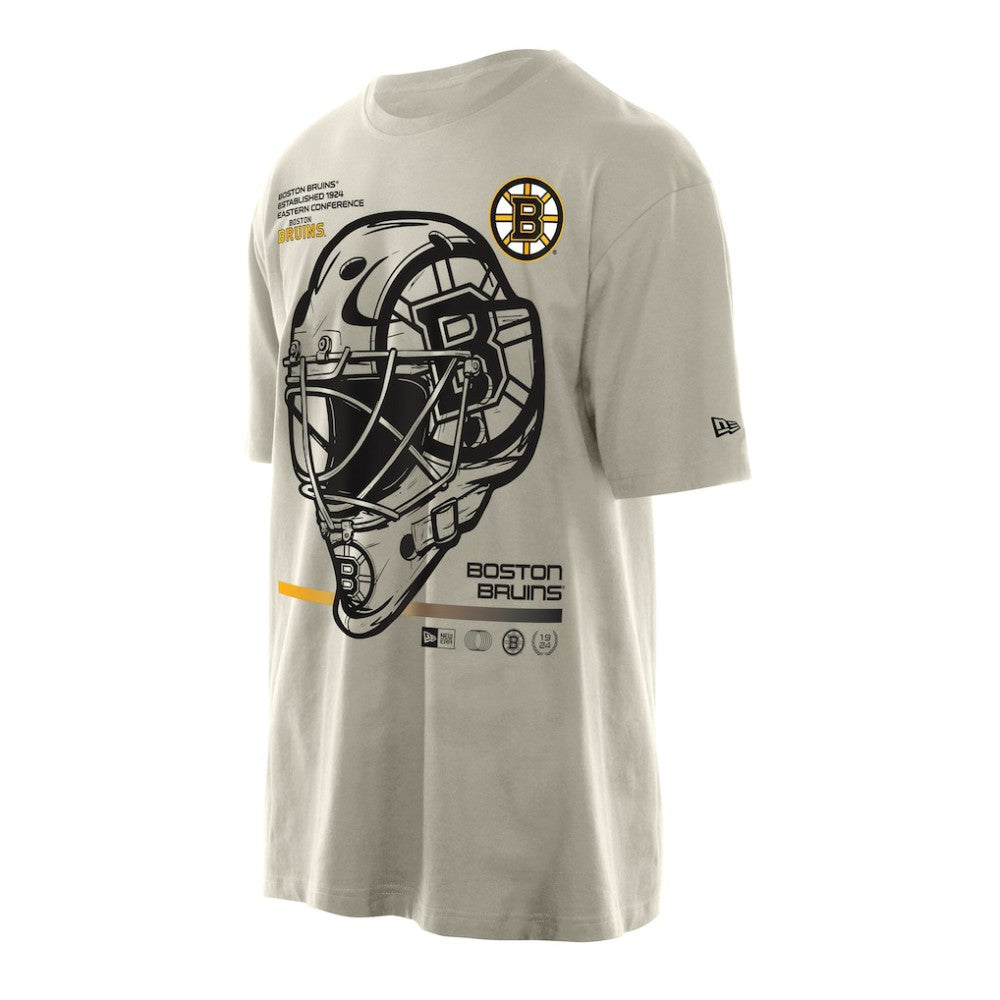 Boston Bruins New Era Goalie Mask T-Shirt -  NHL T-shirts