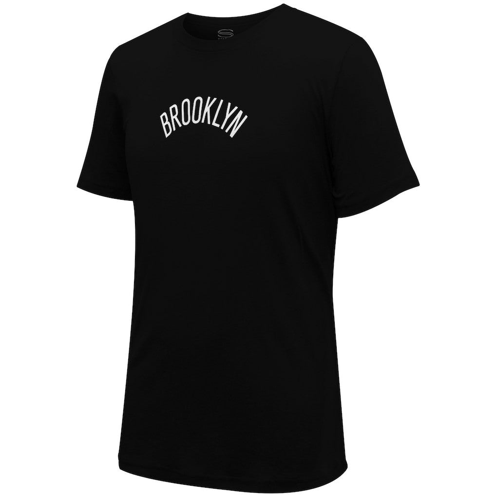 Black Brooklyn Nets Stadium Essentials Unisex Origins Script T-Shirt | NBA
