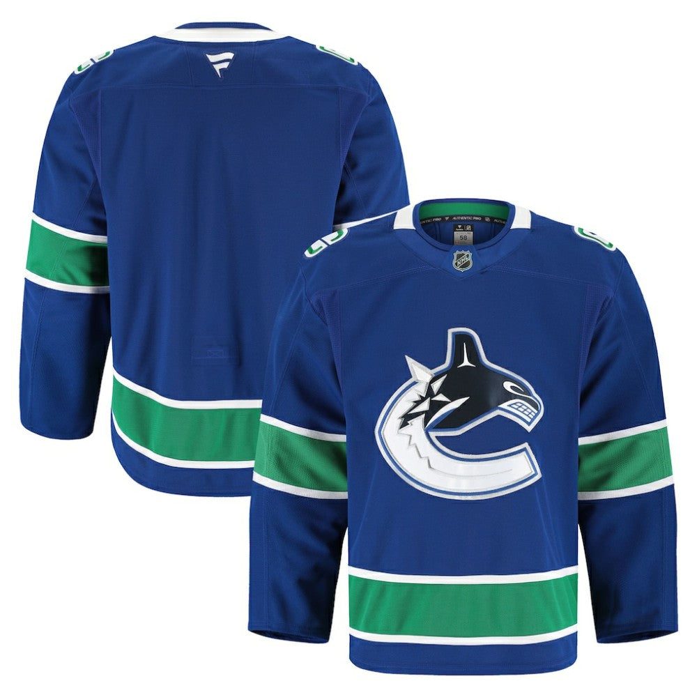Vancouver Canucks Fanatics Home Authentic Pro Jersey -  NHL Jerseys