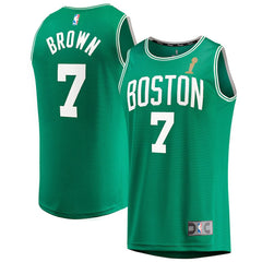 Kelly Green Jaylen Brown Boston Celtics 2024 NBA Finals Champions Fast Break Replica Player Jersey | NBA