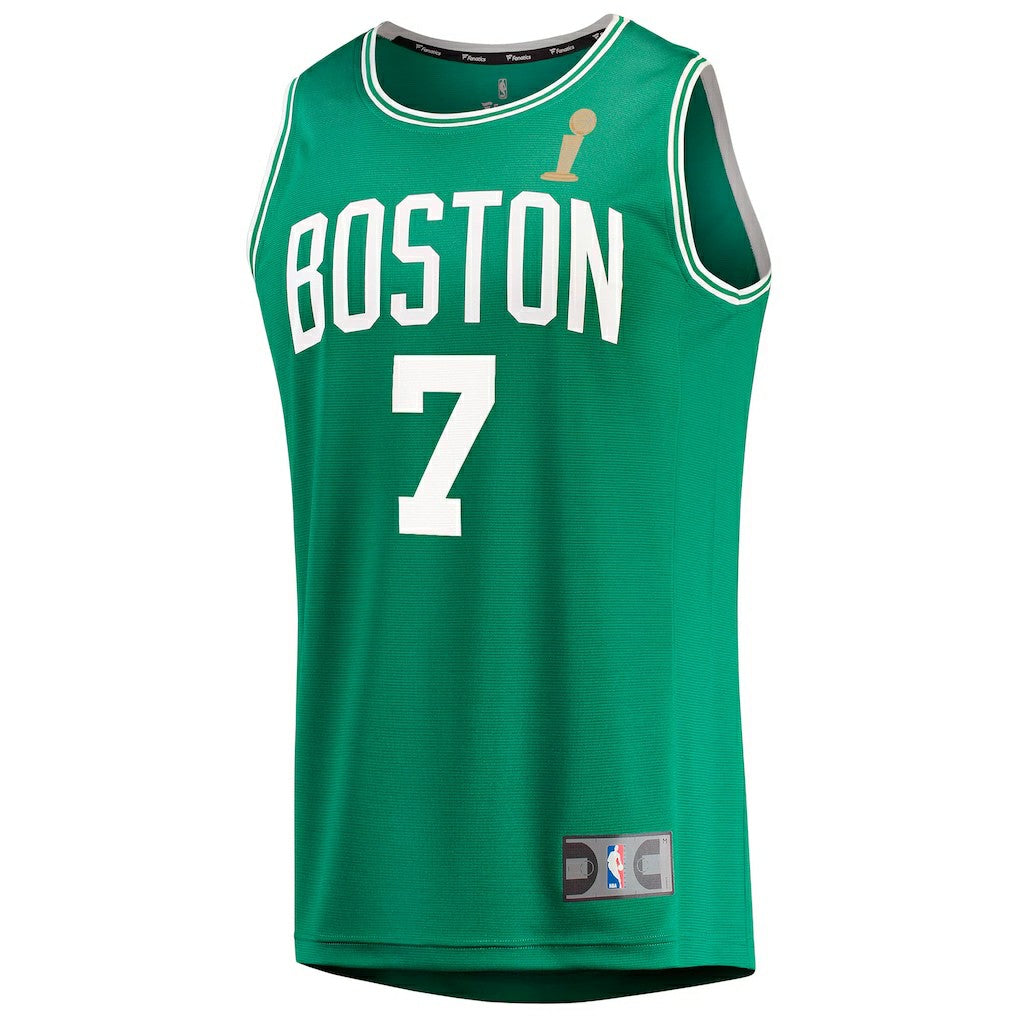 Kelly Green Jaylen Brown Boston Celtics 2024 NBA Finals Champions Fast Break Replica Player Jersey | NBA