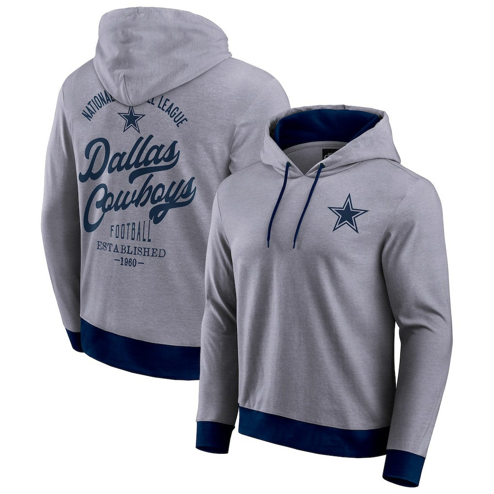 Dallas Cowboys Darius Rucker Collection Tonal Knit Pullover Hoodie | NFL On sale