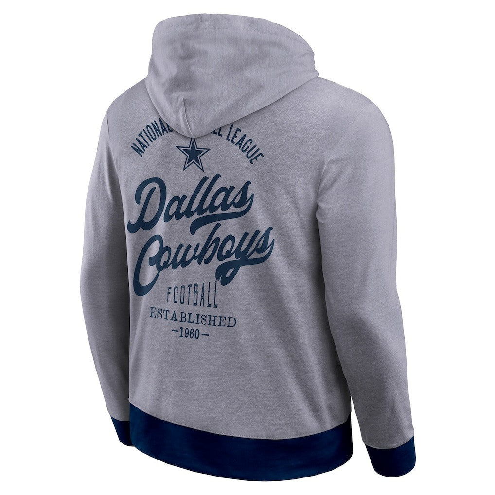 Dallas Cowboys Darius Rucker Collection Tonal Knit Pullover Hoodie | NFL On sale