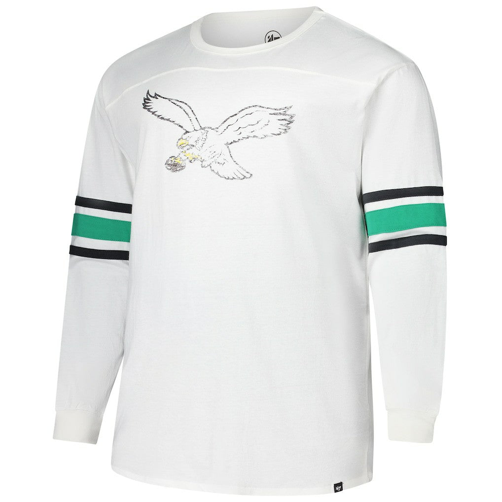 Philadelphia Eagles '47 Big & Tall Premier Brex Long Sleeve T-Shirt | NFL Discount