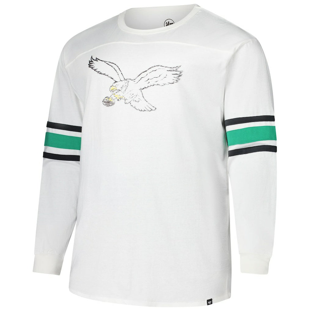 Philadelphia Eagles '47 Big & Tall Premier Brex Long Sleeve T-Shirt | NFL Discount