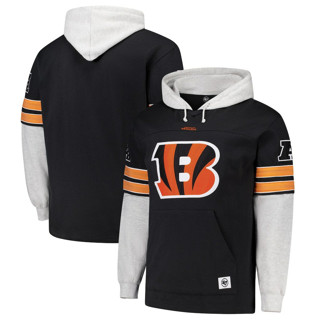 Cincinnati Bengals '47 Big & Tall Lacer Pullover Hoodie | NFL New