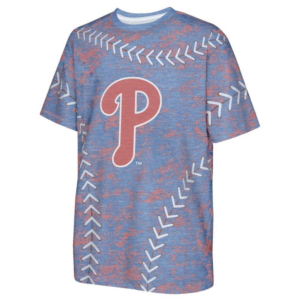 Philadelphia Phillies Youth Slide Score Bold T-Shirt - MLB T-shirts