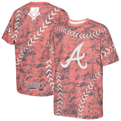 Atlanta Braves Youth Slide Score Bold T-Shirt - MLB T-shirts