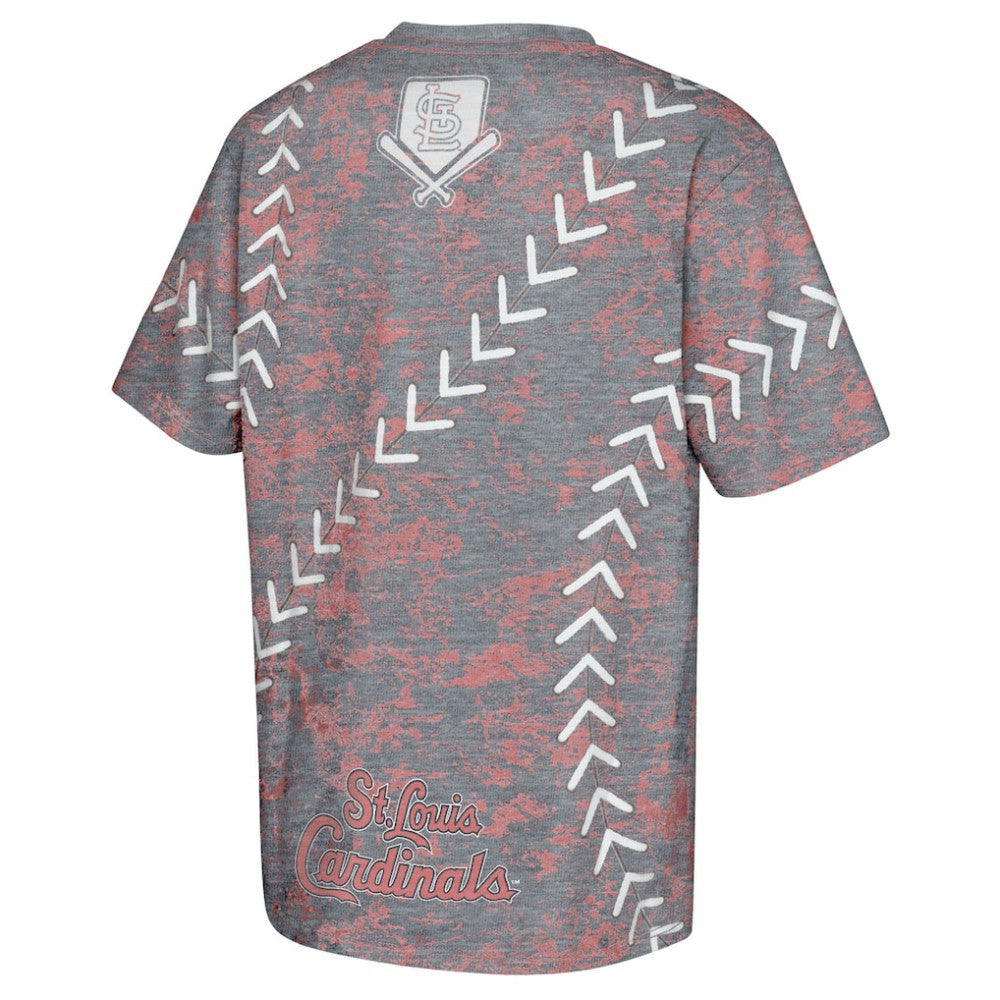 St. Louis Cardinals Youth Slide Score Bold T-Shirt - MLB T-shirts